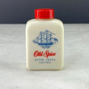 Vintage Old Spice After Shave Lotion Shulton 2 3/8 Empty Bottle